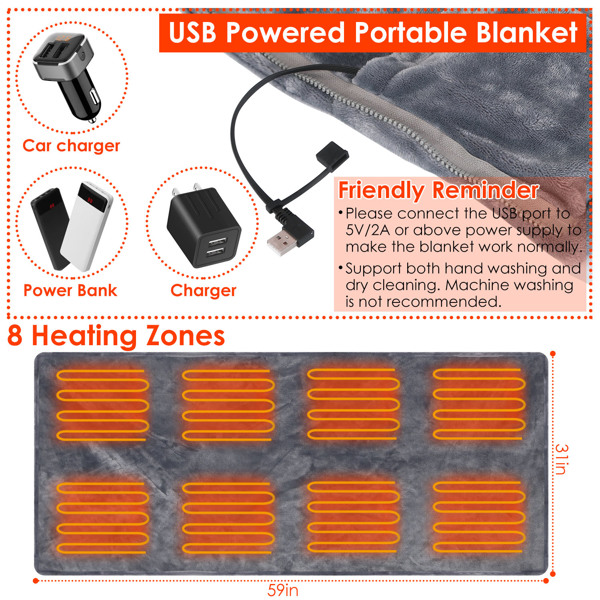 Wearable Usb Heated Shawl