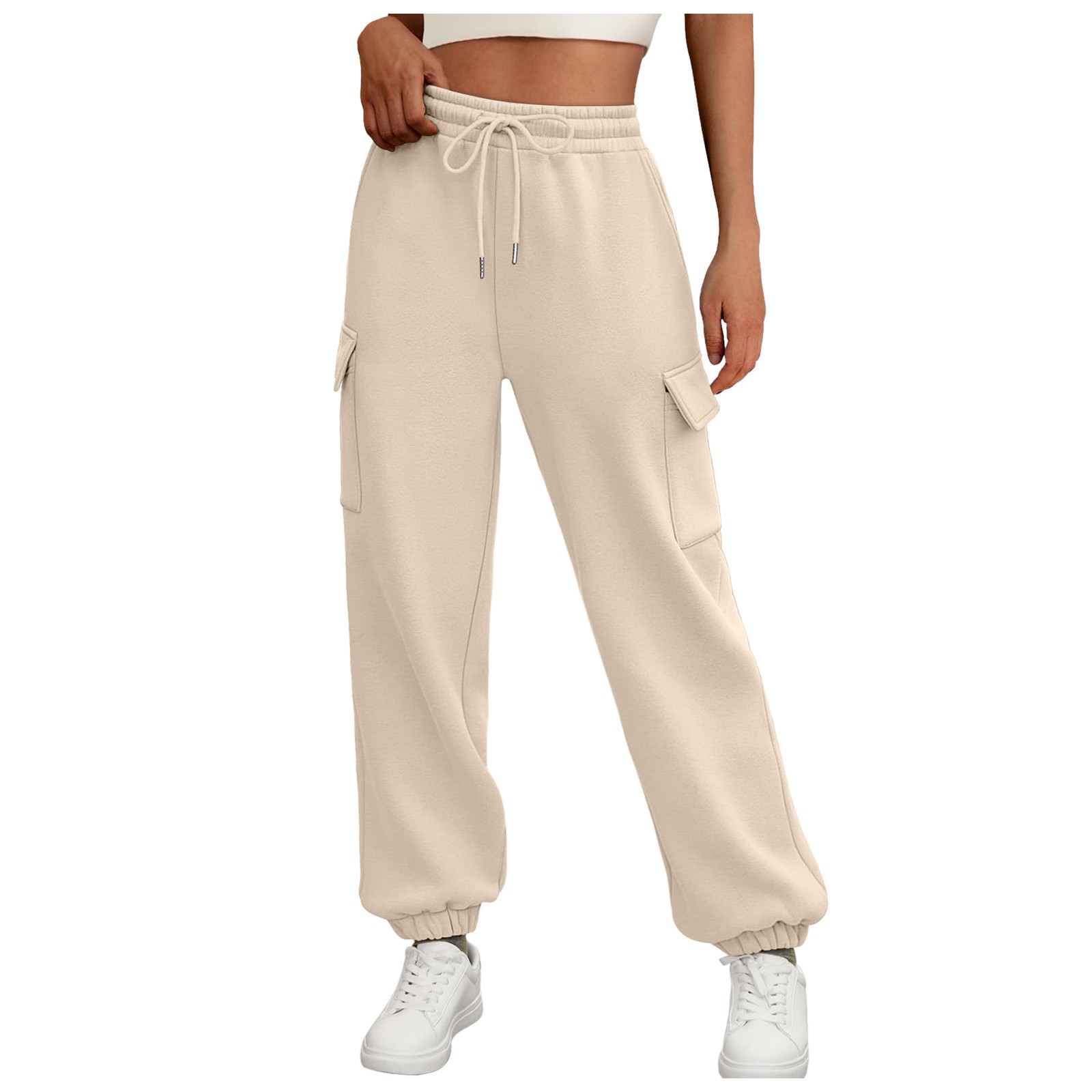 Fleece-Lined Jogger Sweatpants